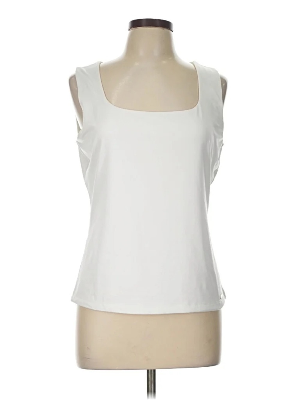 Calvin Klein White Square Neck Tank